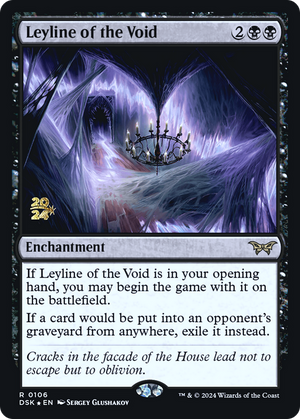 Leyline of the Void (PRE-106) - Duskmourn: House of Horror Promos Foil