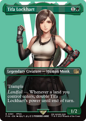 Tifa Lockhart (FIN-391) - FINAL FANTASY (Borderless) Foil - Poke-Collect