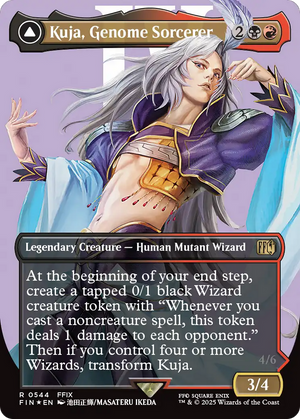 Kuja, Genome Sorcerer // Trance Kuja, Fate Defied (FIN-544) - FINAL FANTASY (Borderless) Foil