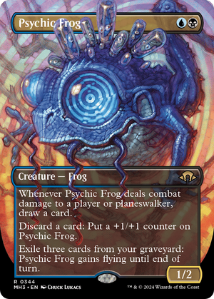 Psychic Frog (Borderless) (MH3-344) - Modern Horizons 3 (Borderless)