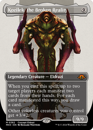 Kozilek, the Broken Reality (Borderless) (MH3-382) - Modern Horizons 3 (Borderless)