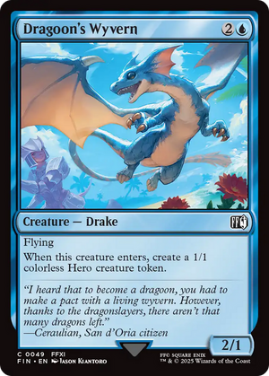 Dragoon's Wyvern (FIN-049) - FINAL FANTASY Foil - Poke-Collect