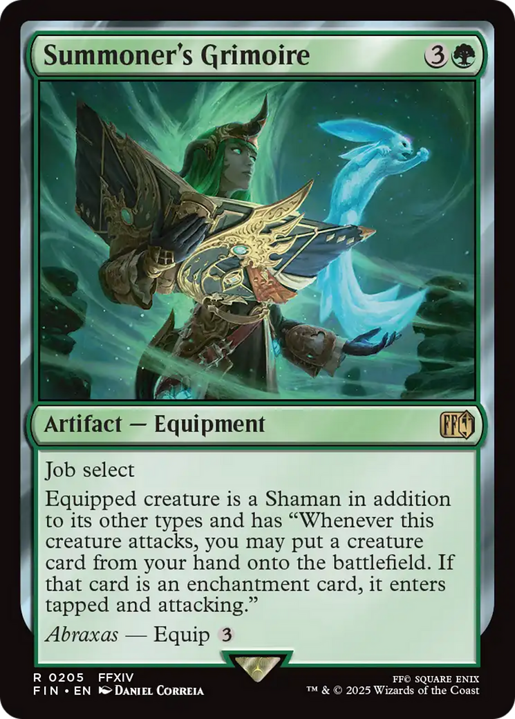 Summoner's Grimoire (FIN-205) - FINAL FANTASY Foil - Poke-Collect