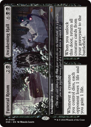 Funeral Room // Awakening Hall (PPDSK-100) - Duskmourn: House of Horror Promos Foil