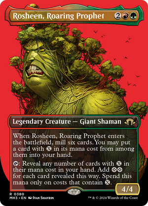 Rosheen, Roaring Prophet (Borderless) (MH3-380) - Modern Horizons 3 (Borderless)