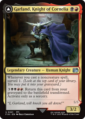 Garland, Knight of Cornelia // Chaos, the Endless (FIN-221) - FINAL FANTASY Foil - Poke-Collect