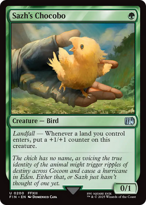 Sazh's Chocobo (FIN-200) - FINAL FANTASY - Poke-Collect