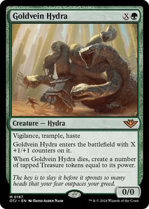 Goldvein Hydra (OTJ-167) - Outlaws of Thunder Junction - Poke-Collect