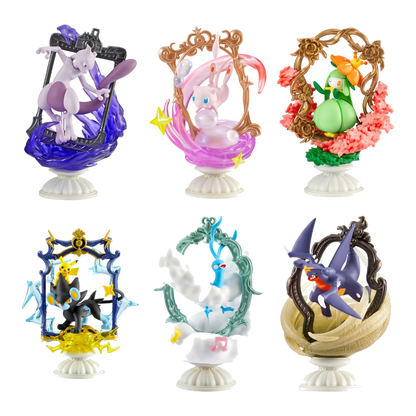 Pokemon Decorative Frame 2 Blind Box - all 6 figures in the set