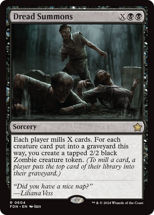 Dread Summons (FDN-604) - Foundations