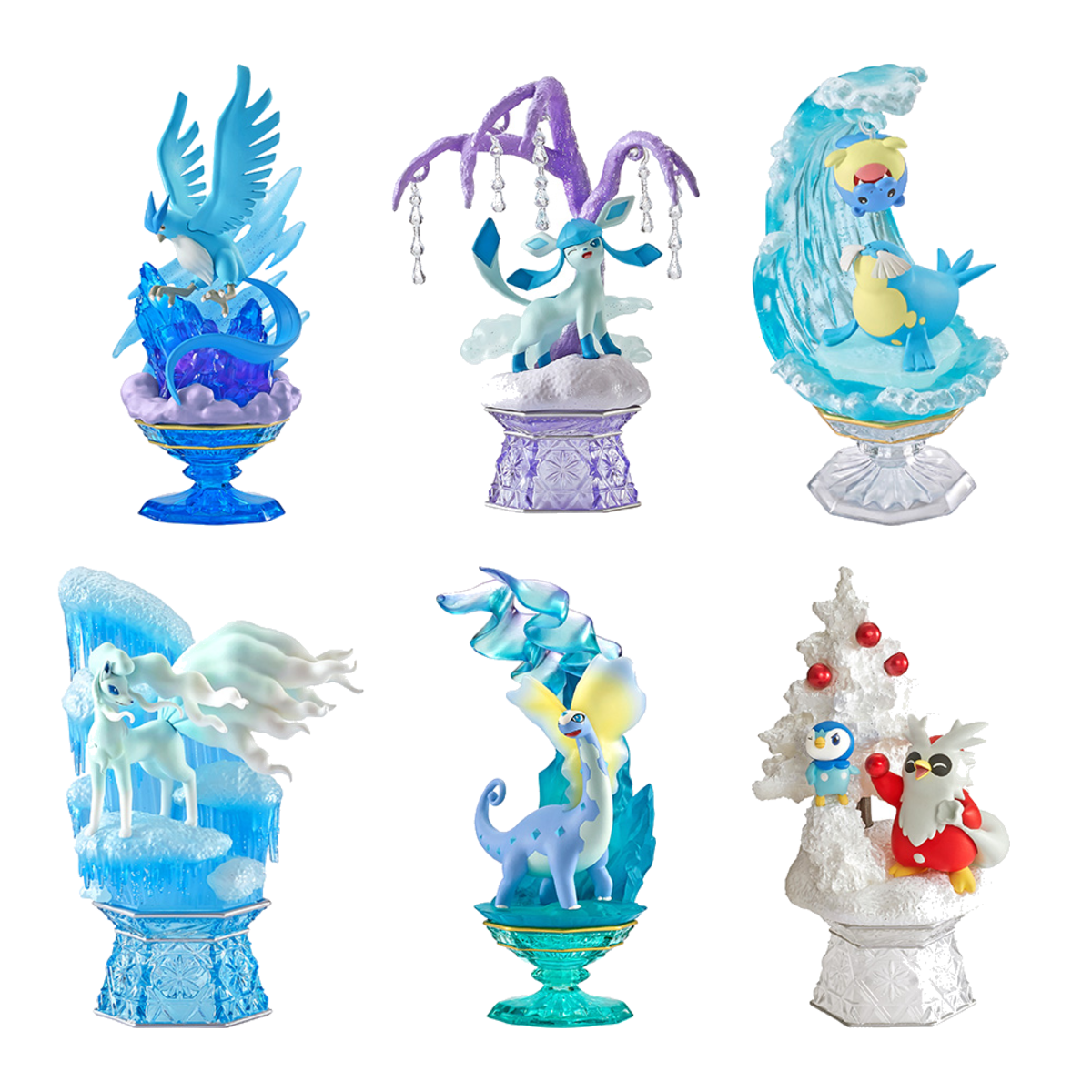 Pokemon Diamond Dust Blind Box - all 6 figures in the set