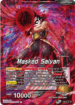 Masked Saiyan // SS3 Bardock, Reborn from Darkness (Starter Deck Exclusive) [SD16-01] - Poke-Collect