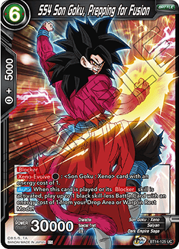SS4 Son Goku, Prepping for Fusion [BT14-125] - Poke-Collect