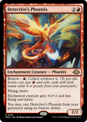 Detective's Phoenix (MH3-116) - Modern Horizons 3: (enchantment)