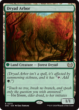 Dryad Arbor (DSC-273) - Duskmourn: House of Horror Commander - Poke-Collect