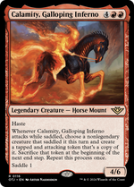 Calamity, Galloping Inferno (OTJ-116) - Outlaws of Thunder Junction Foil - Poke-Collect