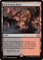 Foreboding Ruins (DSC-277) - Duskmourn: House of Horror Commander - Poke-Collect