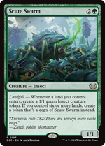 Scute Swarm (DSC-197) - Duskmourn: House of Horror Commander - Poke-Collect