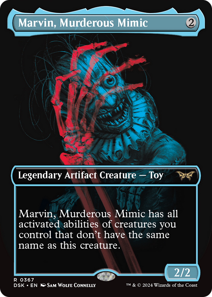 Marvin, Murderous Mimic (DSK-367) - Duskmourn: House of Horror (Borderless) - Poke-Collect