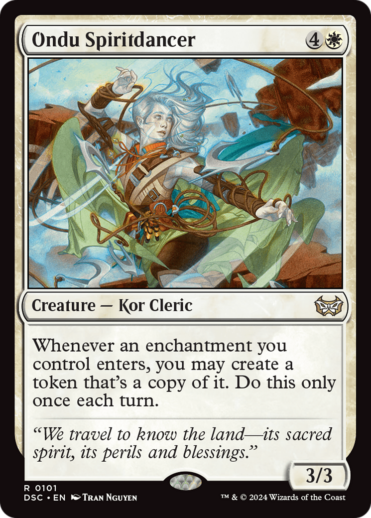 Ondu Spiritdancer (DSC-101) - Duskmourn: House of Horror Commander - Poke-Collect