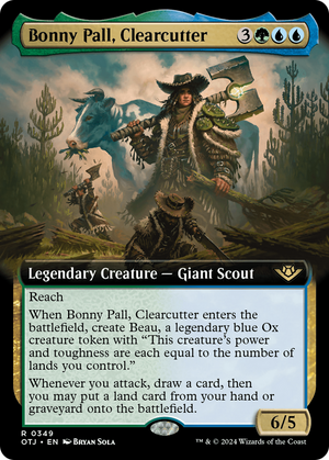 Bonny Pall, Clearcutter (OTJ-349) - Outlaws of Thunder Junction: (Extended Art) - Poke-Collect