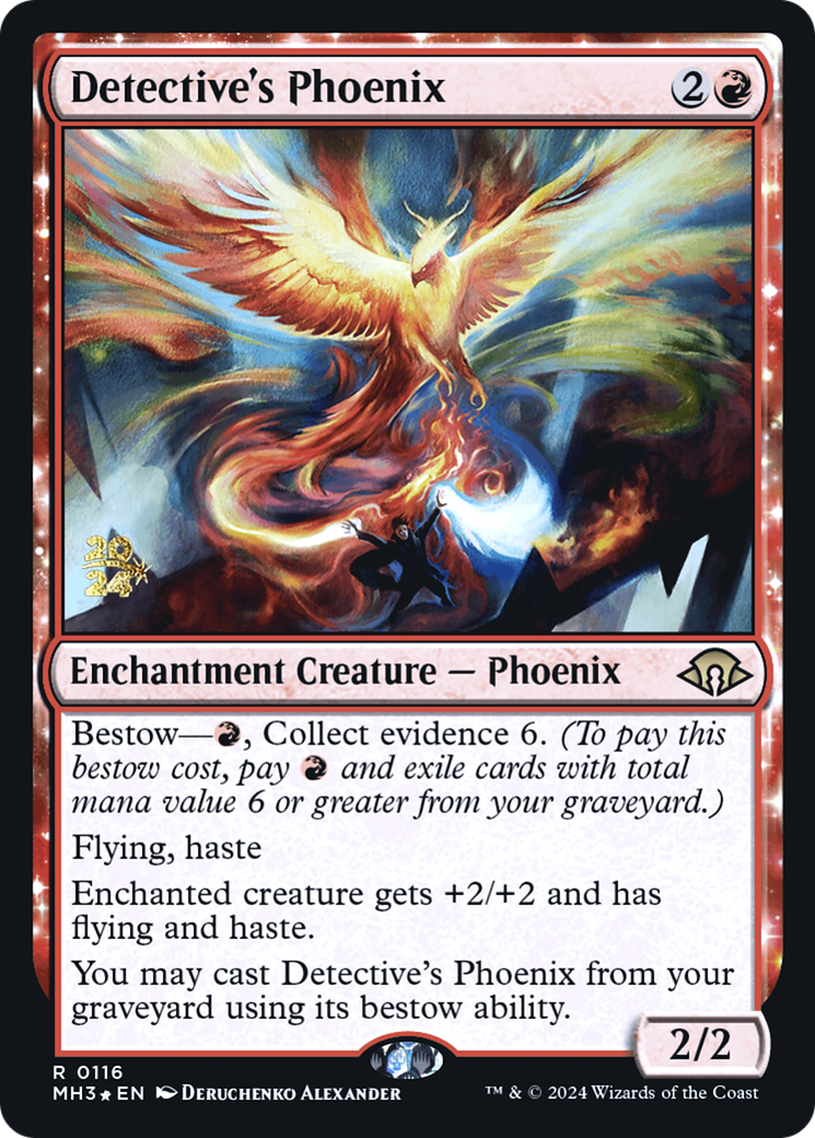 Detective's Phoenix (PRE-116) - Modern Horizons 3 Promos Foil