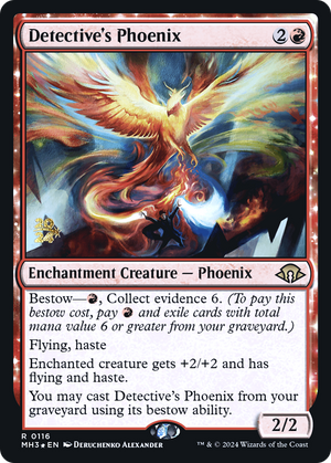 Detective's Phoenix (PRE-116) - Modern Horizons 3 Promos Foil