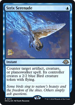 Strix Serenade (PRE-071) - Modern Horizons 3 Promos Foil