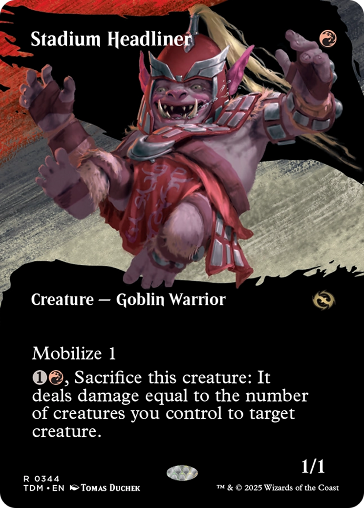 Stadium Headliner (TDM-344) - Tarkir: Dragonstorm: (Showcase) (Borderless) Foil