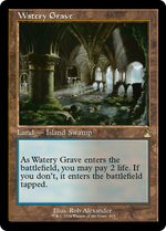 Watery Grave (Retro Frame) (RVR-415) - Ravnica Remastered - Poke-Collect