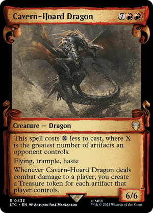 Cavern-Hoard Dragon (LTC-433) - Tales of Middle-earth Commander: (Showcase)