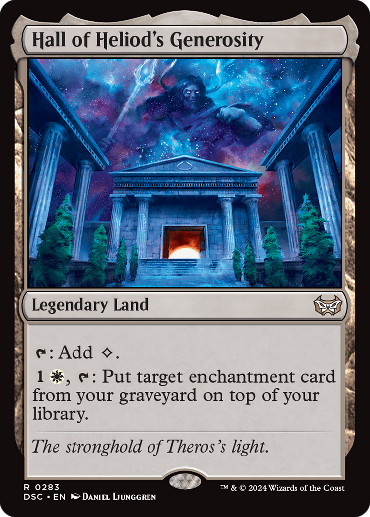 Hall of Heliod's Generosity (DSC-283) - Duskmourn: House of Horror Commander - Poke-Collect