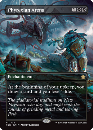 Phyrexian Arena (FDN-322) - Foundations (Borderless)