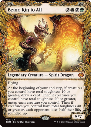 Betor, Kin to All (TDM-308) - Tarkir: Dragonstorm: (Showcase) Foil - Poke-Collect