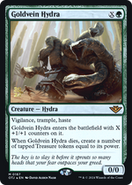 Goldvein Hydra (PRE-167) - Outlaws of Thunder Junction Promos Foil - Poke-Collect