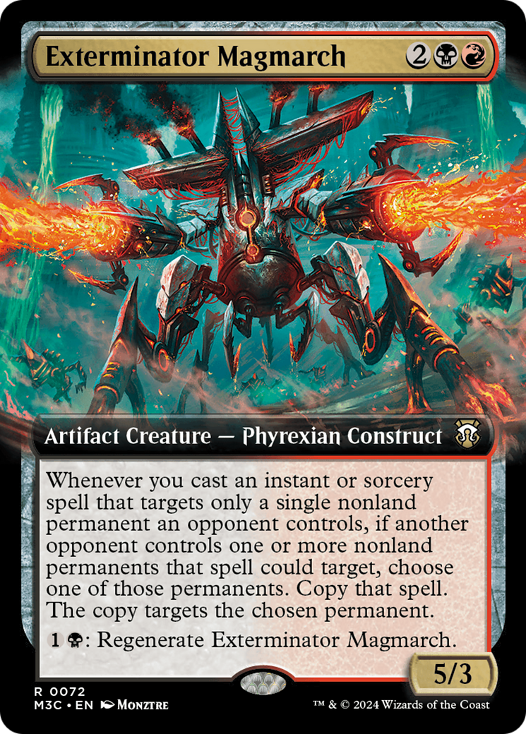 Exterminator Magmarch (M3C-072) - Modern Horizons 3 Commander: (Extended Art)