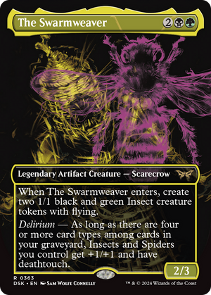 The Swarmweaver (DSK-363) - Duskmourn: House of Horror (Borderless) Foil - Poke-Collect