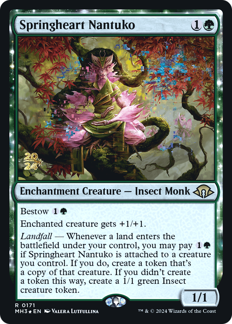 Springheart Nantuko (PRE-171) - Modern Horizons 3 Promos Foil