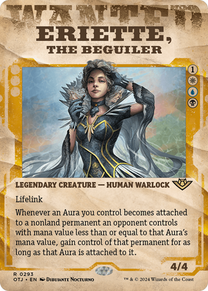 Eriette, the Beguiler (OTJ-293) - Outlaws of Thunder Junction: (Showcase) (Borderless) Foil