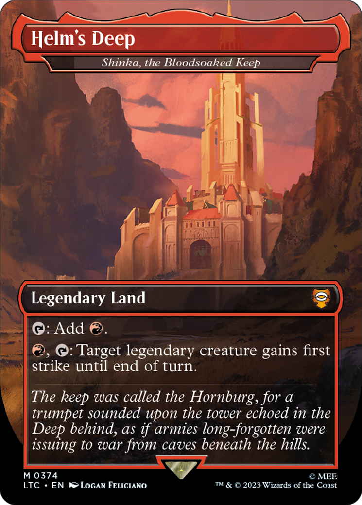 Helm's Deep - Shinka, the Bloodsoaked Keep (LTC-374) - Tales of Middle