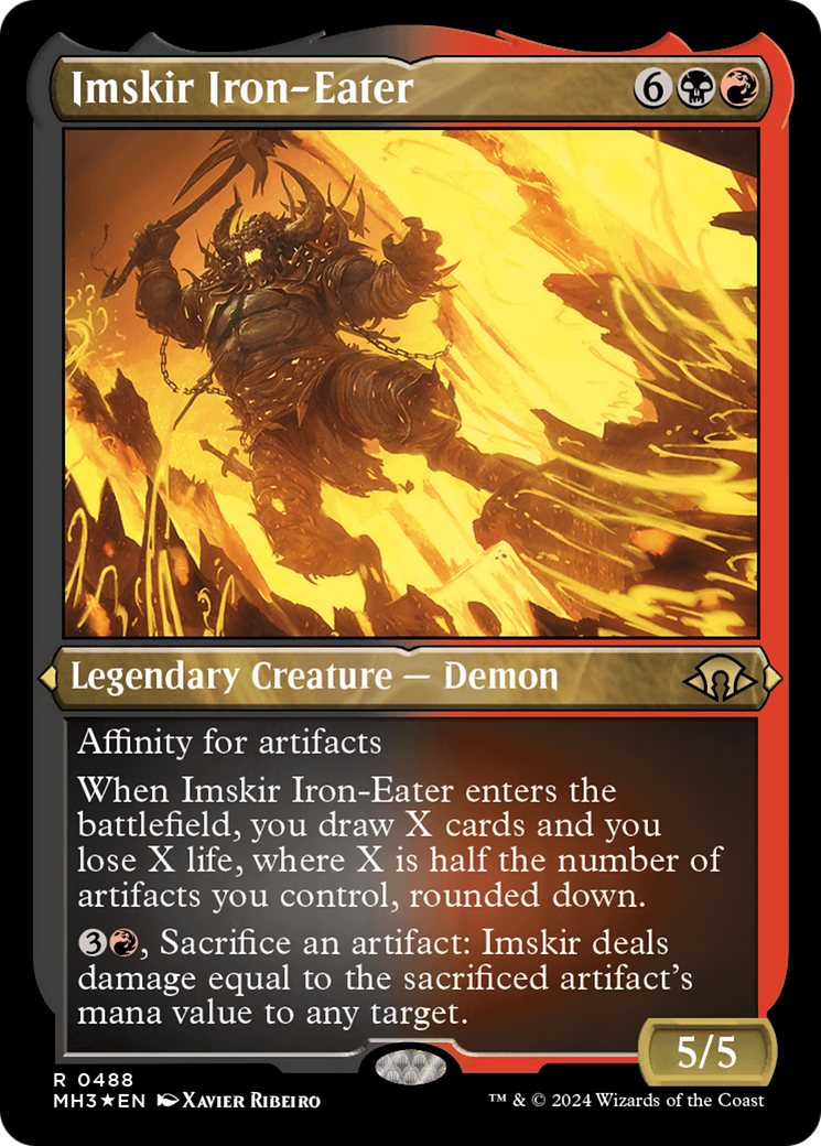 Imskir Iron-Eater (Foil Etched) (MH3-488) - Modern Horizons 3 Foil