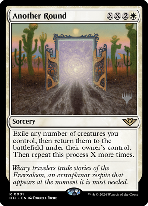Another Round (PPOTJ-001) - Outlaws of Thunder Junction Promos Foil