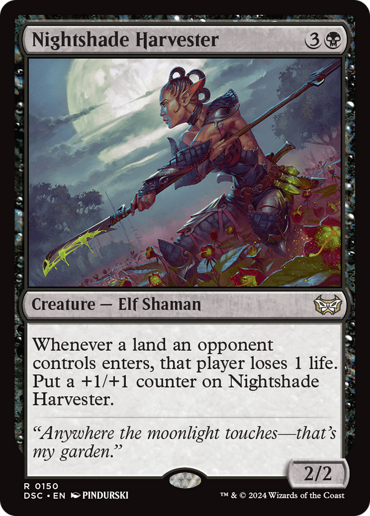 Nightshade Harvester (DSC-150) - Duskmourn: House of Horror Commander - Poke-Collect