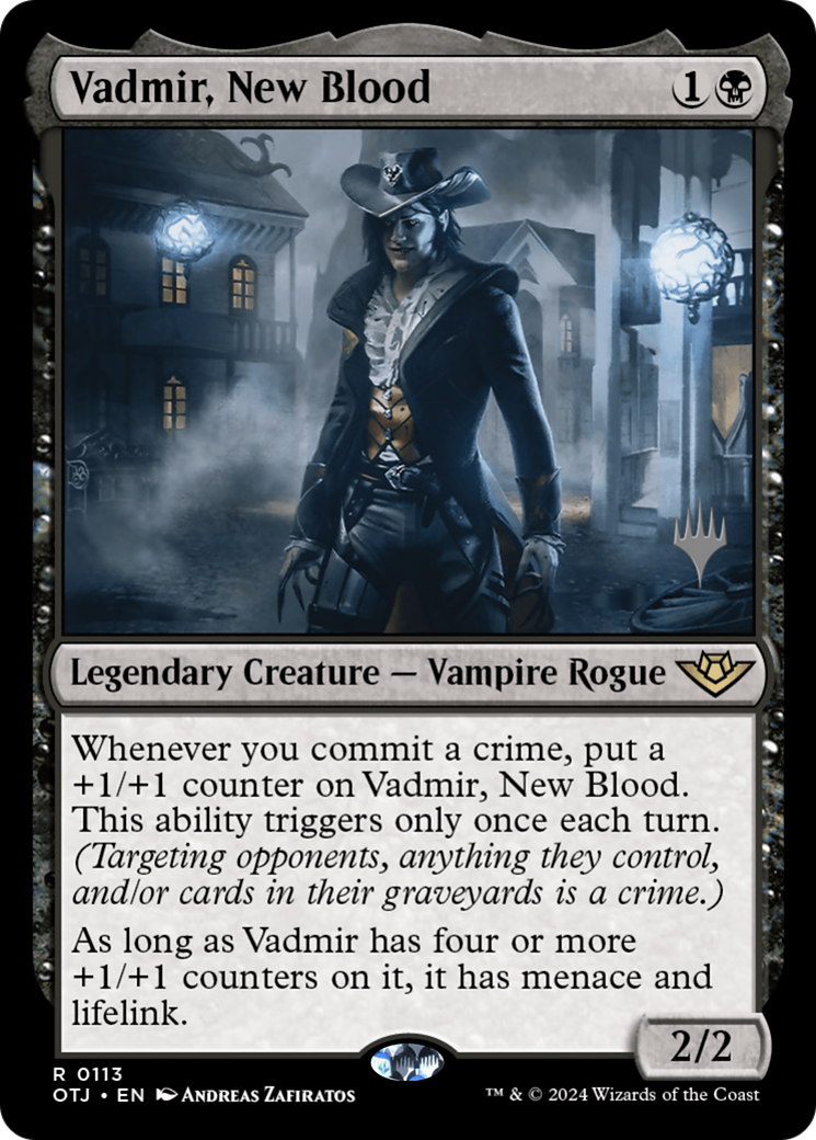 Vadmir, New Blood (PPOTJ-113) - Outlaws of Thunder Junction Promos Foil