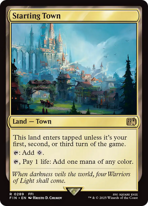 Starting Town (FIN-289) - FINAL FANTASY Foil
