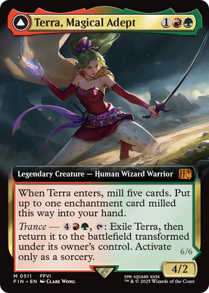 Terra, Magical Adept // Esper Terra (FIN-511) - FINAL FANTASY: (enchantment, Extended Art) - Poke-Collect
