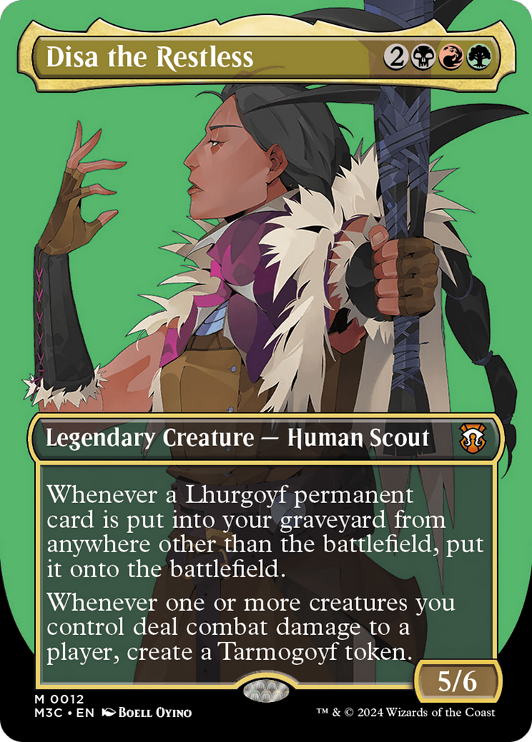 Disa the Restless (Borderless) (M3C-012) - Modern Horizons 3 Commander (Borderless)