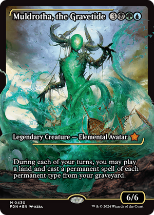 Muldrotha, the Gravetide (FDN-430) - Foundations: (Showcase) Foil