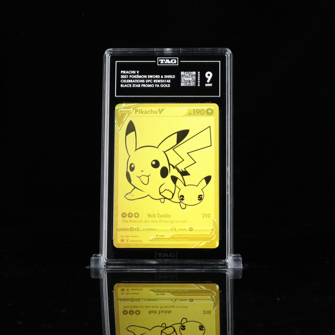 Pikachu V Celebrations UPC Promo #SWSH145 TAG 9