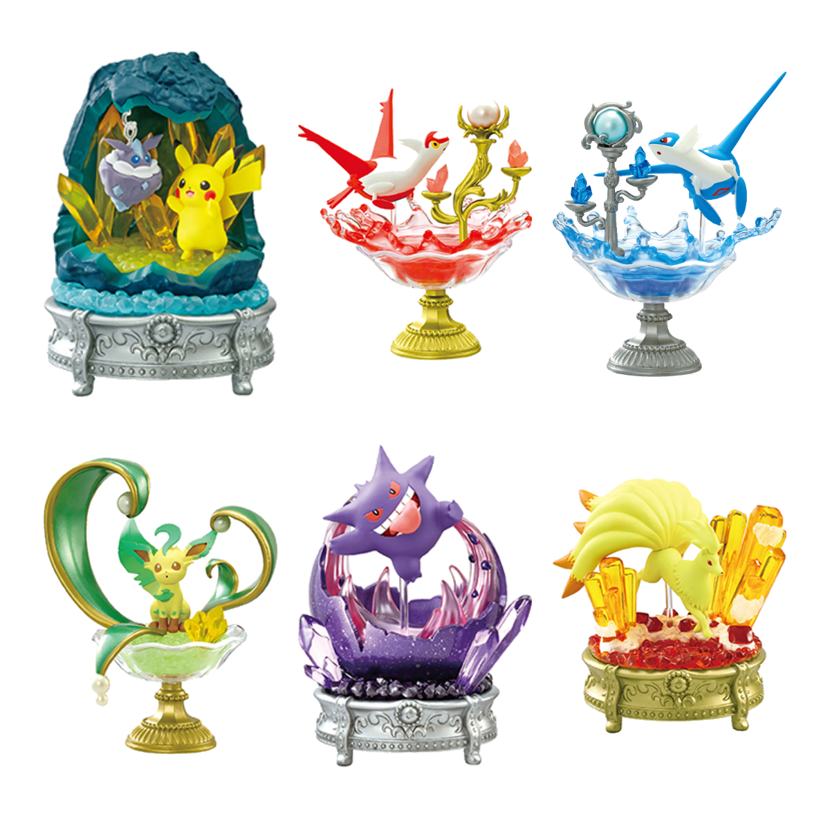 Pokemon Gemstone Collection Blind Box - all 6 figures in the set